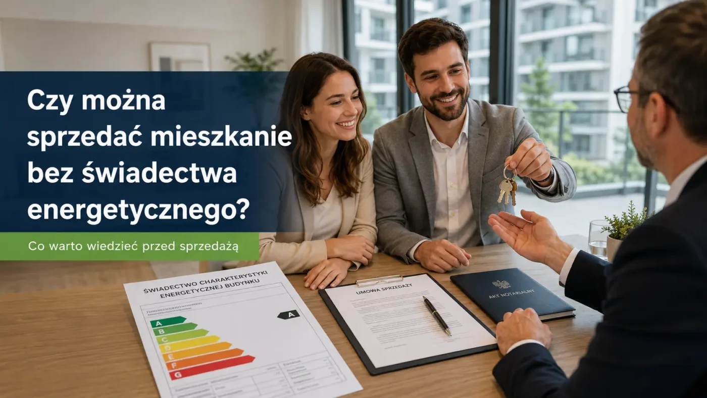 czy można sprzedać mieszkanie bez świadectwa