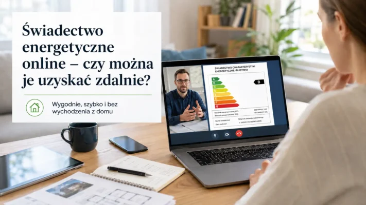 Świadectwo energetyczne online – czy można je uzyskać zdalnie?